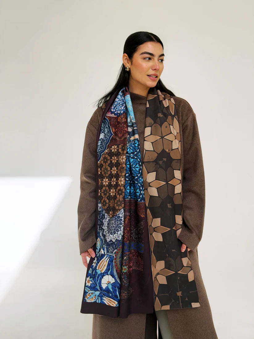 Mosaic wool scarf - NK designs