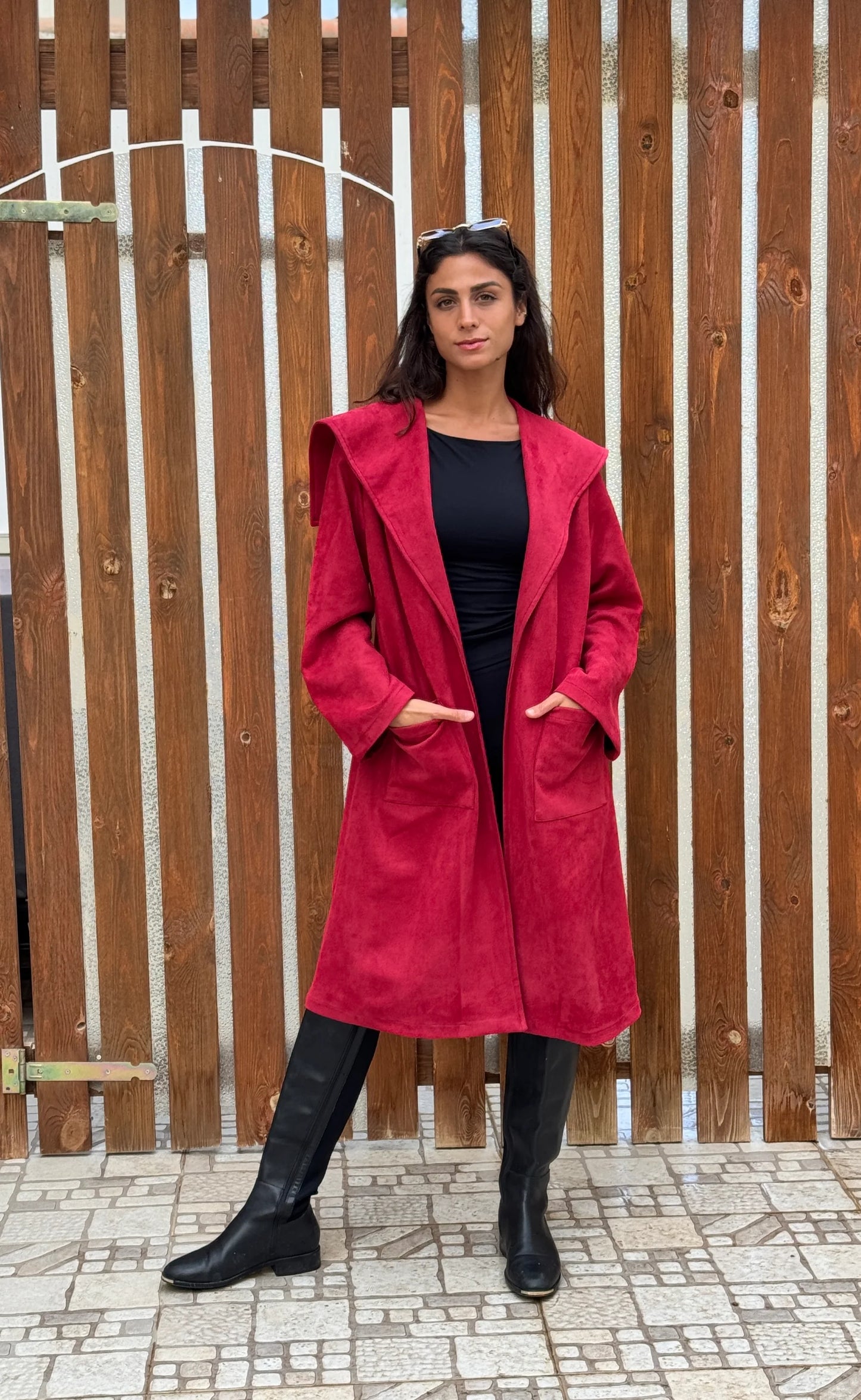 Suede Coat - Taj Sisters