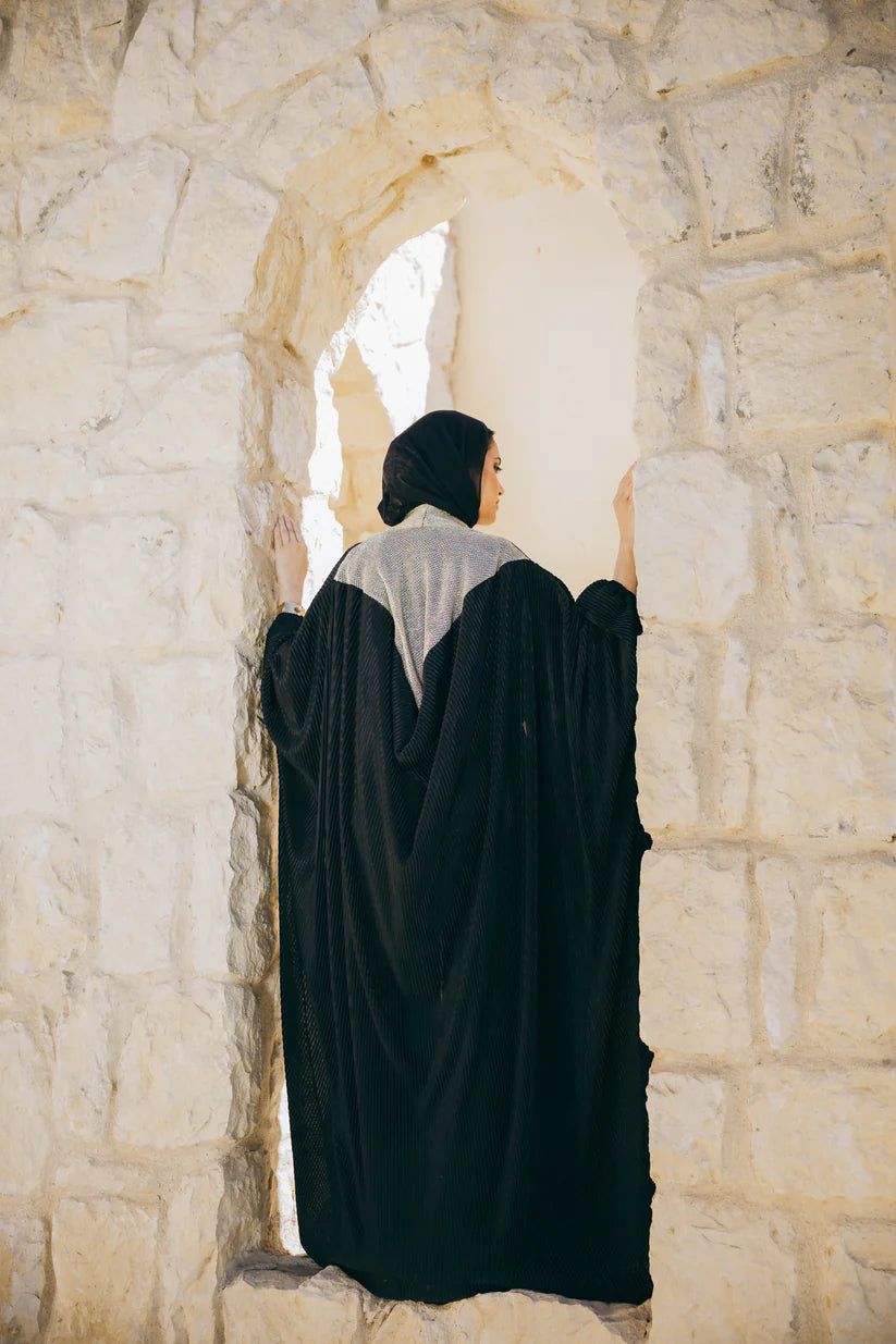 Amira back drape kaftan - Taji designs