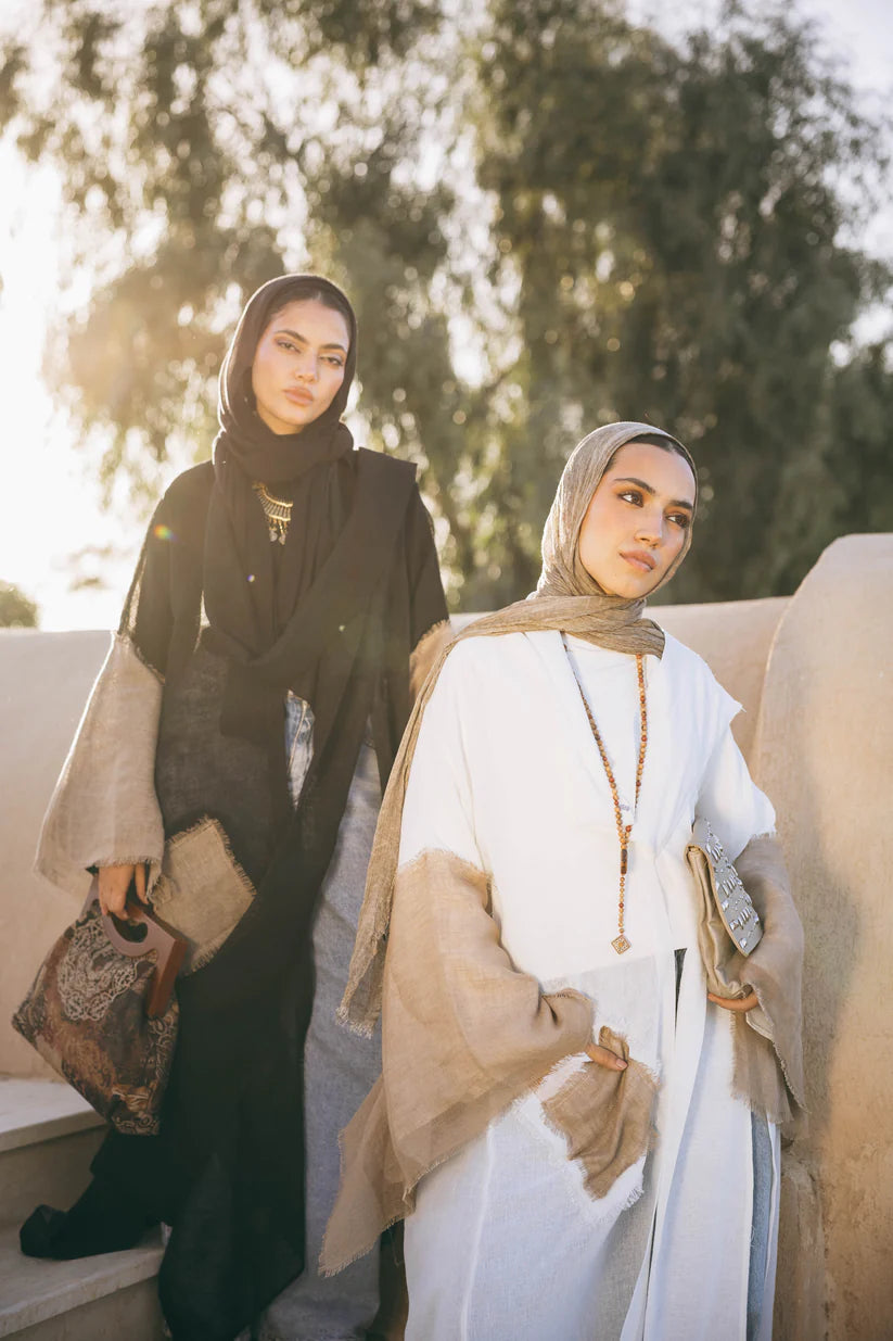 Sabeya Linen Kaftan - Taji designs