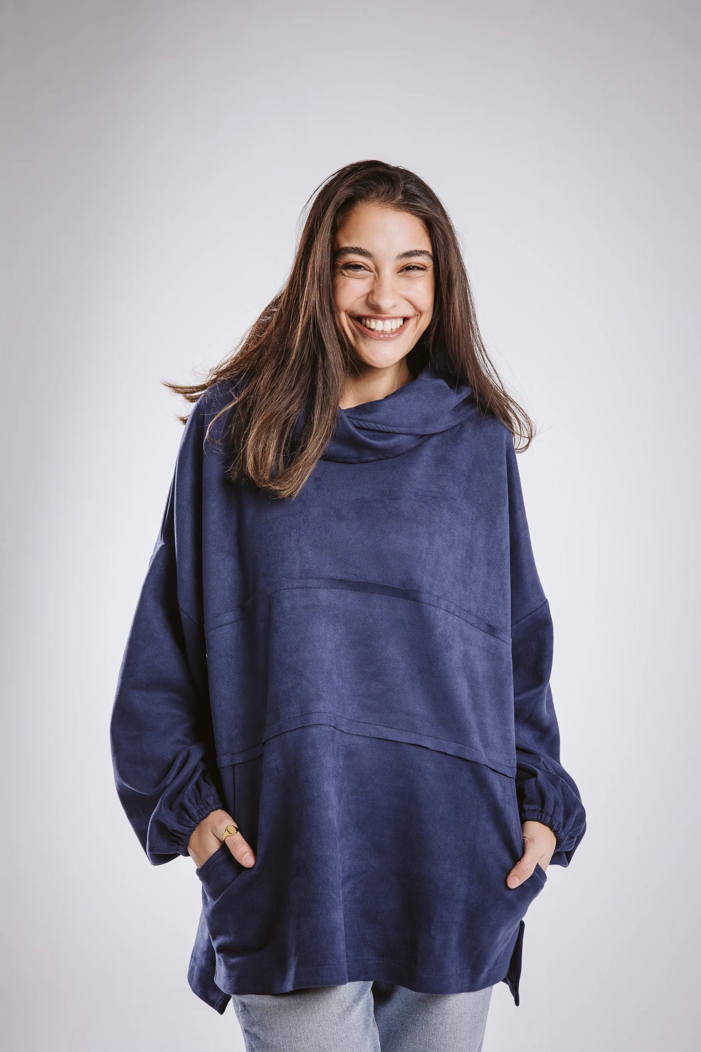 Suede Hoodie - Taj Sisters