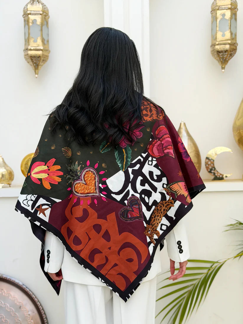 Rust wool scarf - Nk Designs