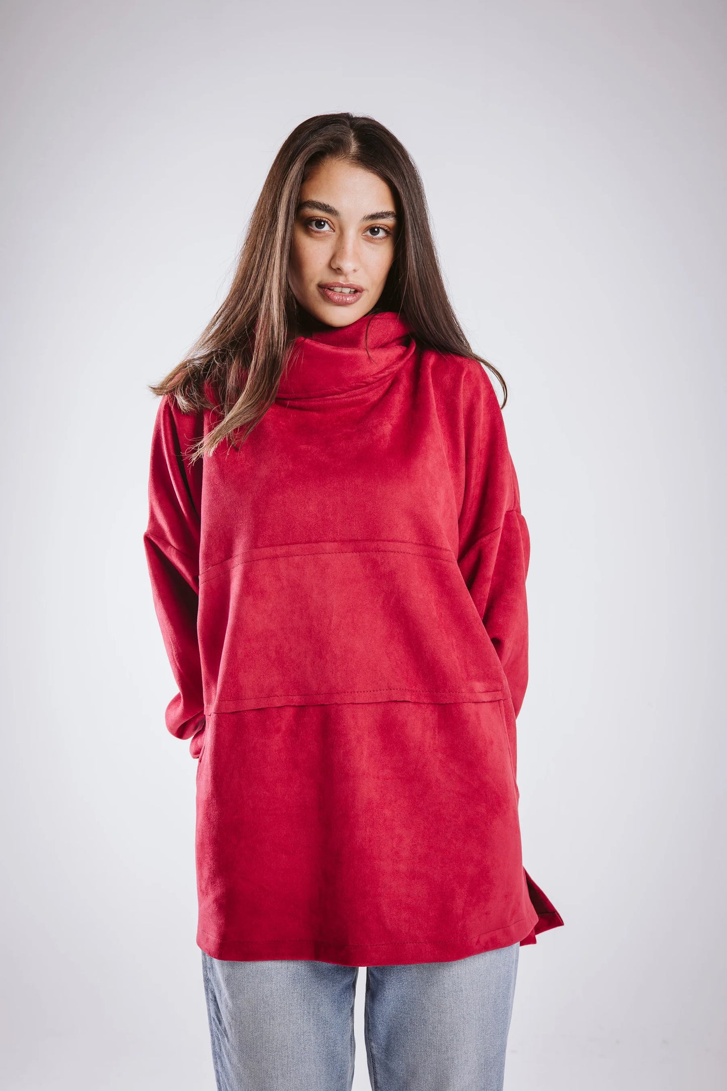 Suede Hoodie - Taj Sisters