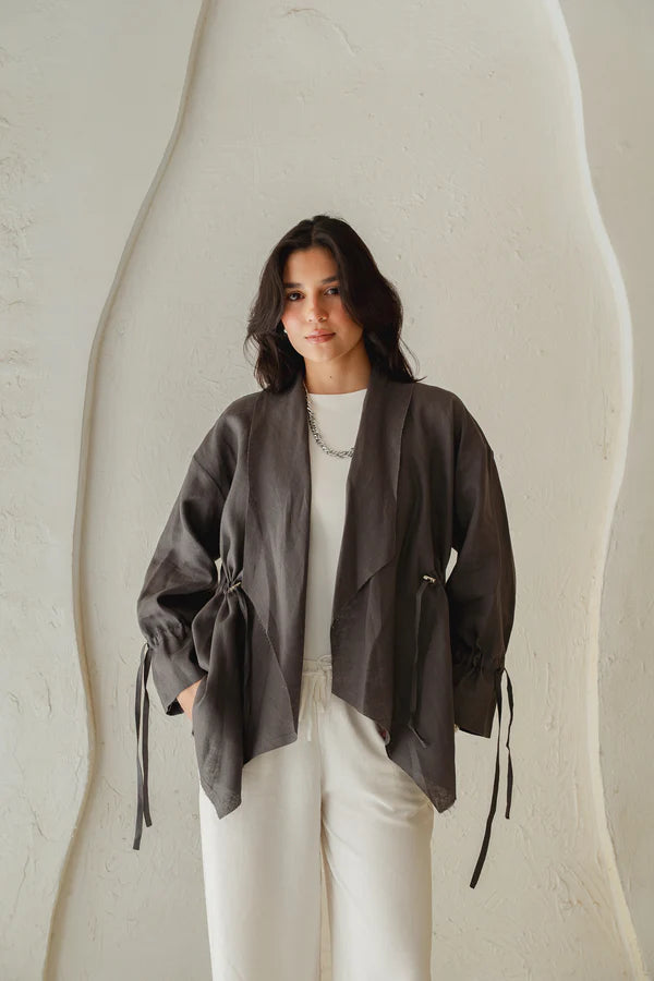 Bitter Sweet Linen Cardigan - OBI