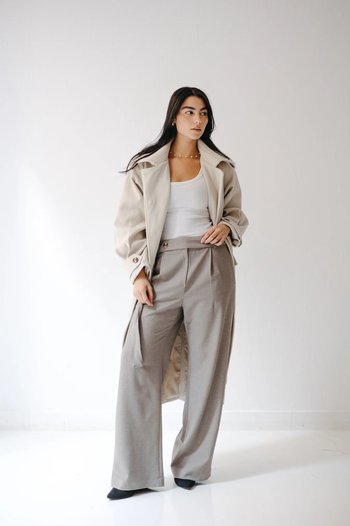 The form trousers - Peach and mint