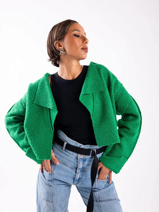 Holly cozy jacket green