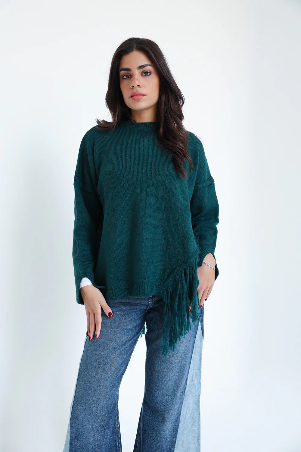 The fringe Drift Pullover - Sara salama
