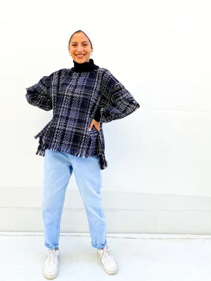 Tweed top - Maison taj