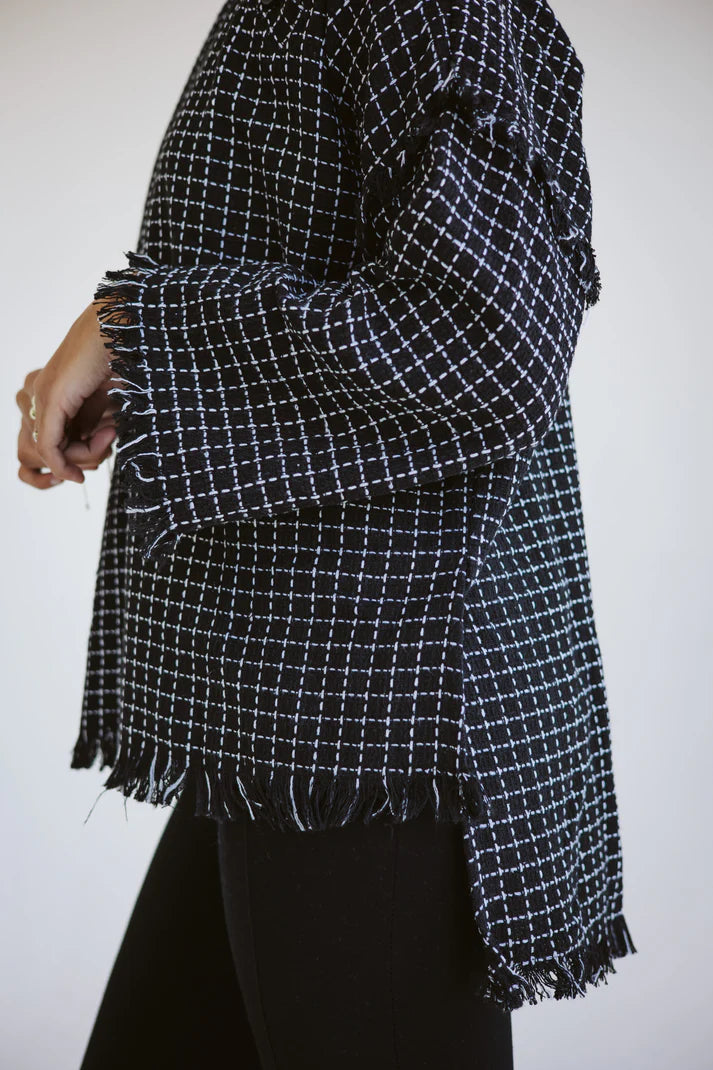 Tweed fringes Top - OBI