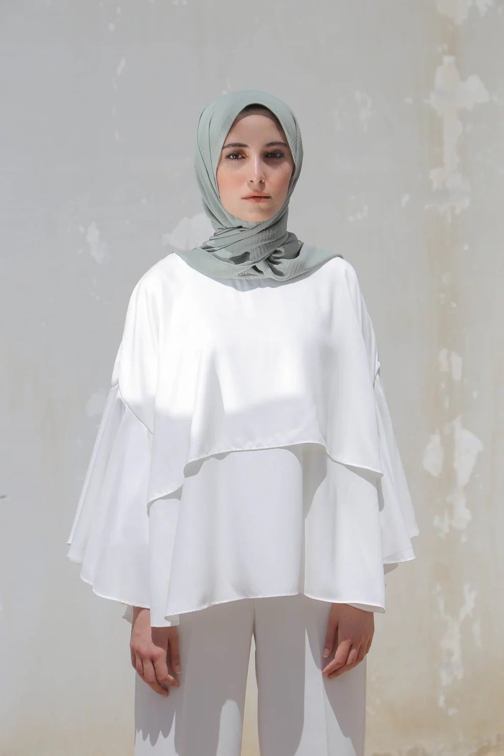 Double layered Feminine aura top - Hazie