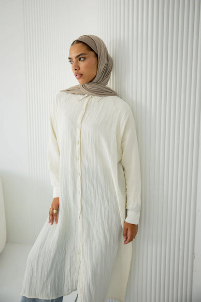 Metalic long shirt - BA Fashion