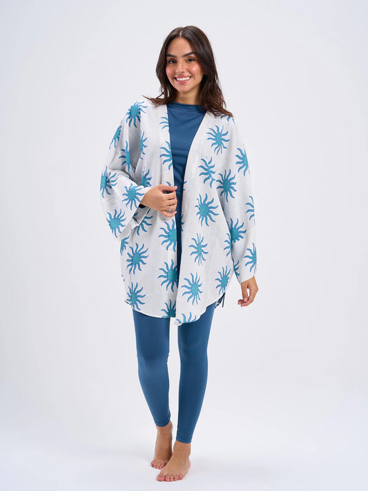 Soleil Linen kimono - Le maillot