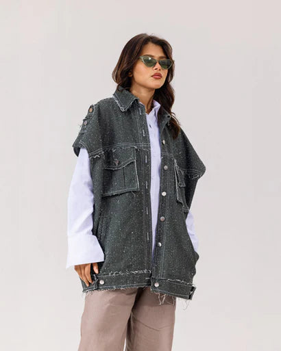 S-T31 Urban Denim Vest - AED