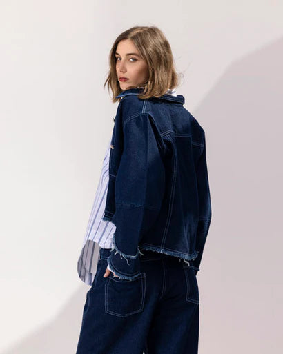 S-T13 Midnight Denium Jacket - AED