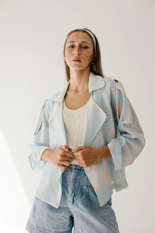 Linen trench jacket - NOTCH