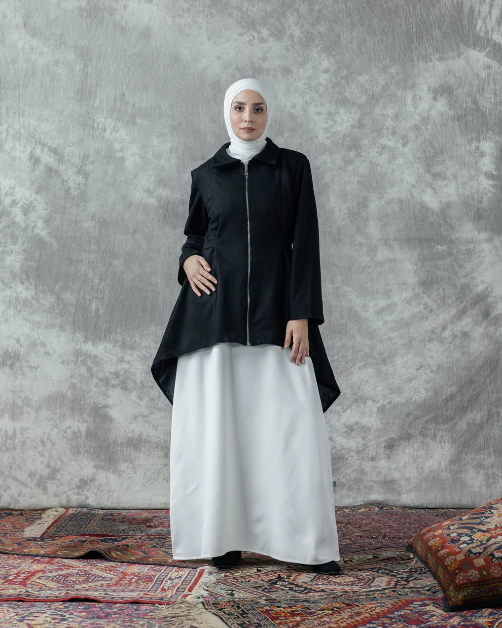 Suede Coat Code fw83 - The cape