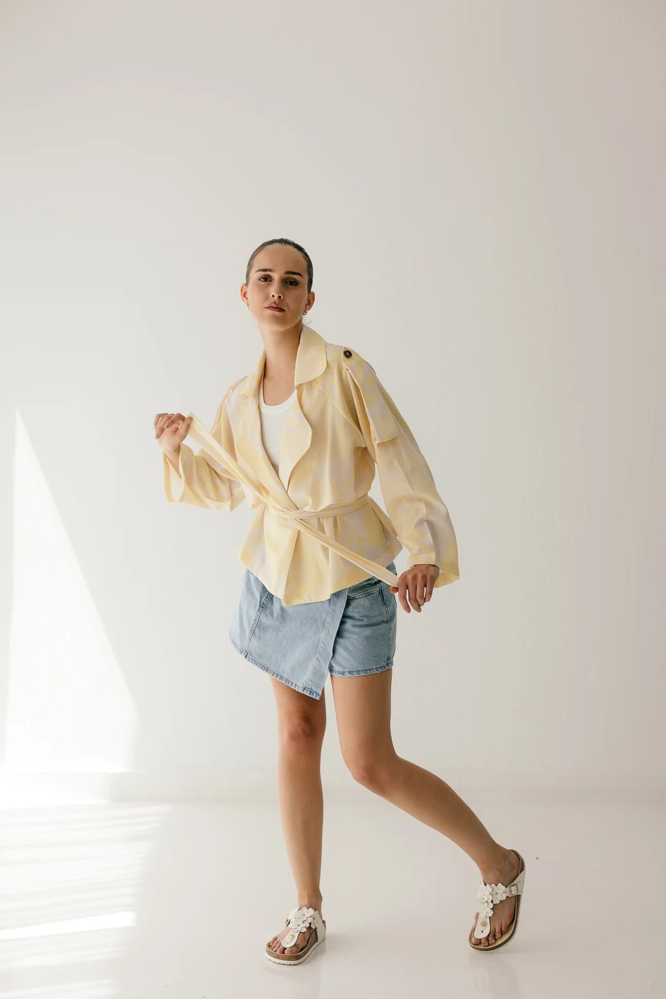 Linen trench jacket - NOTCH