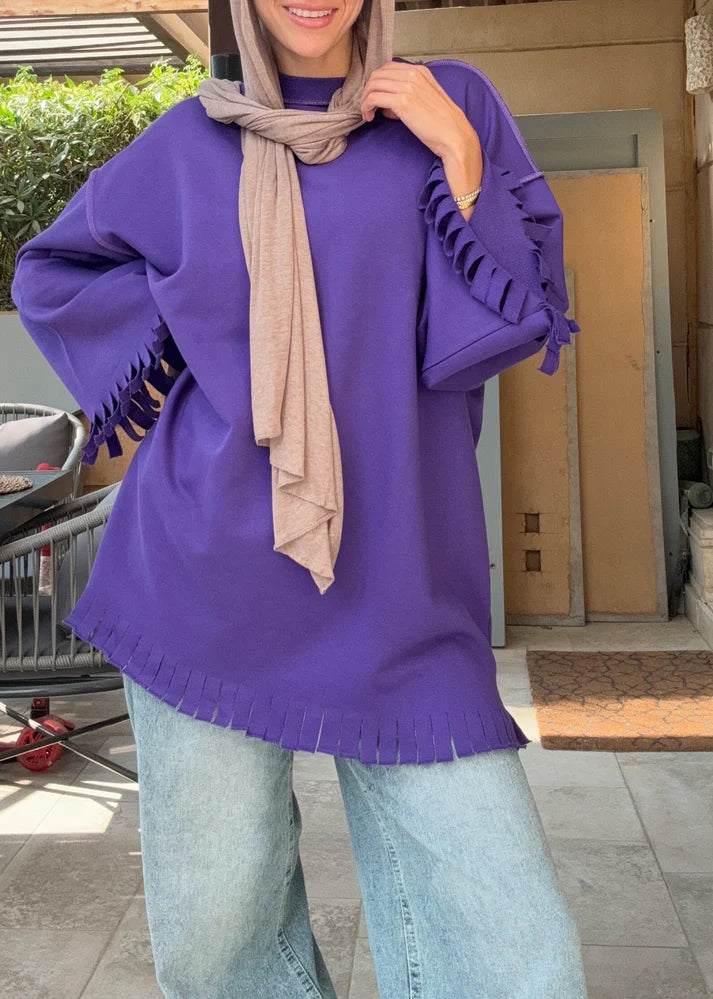 Fringes top - Maison Taj