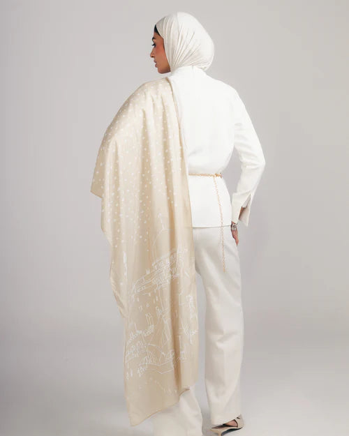 Quds Viscous woven scarf - Tia mode