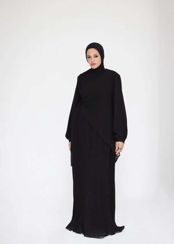 The knotted grace abaya - Modesty Abaya