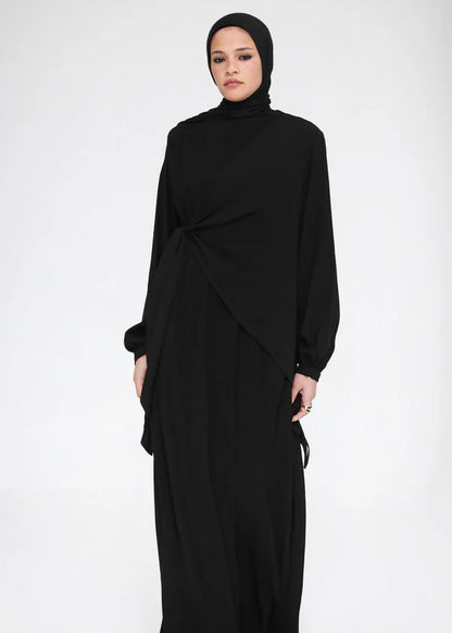 The knotted grace abaya - Modesty Abaya