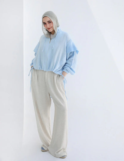 Hight-Low Zipper Shirt - Sara salama