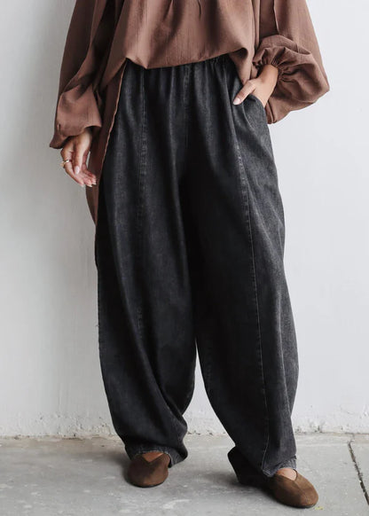 Balloon Denim pants - Modesty abaya