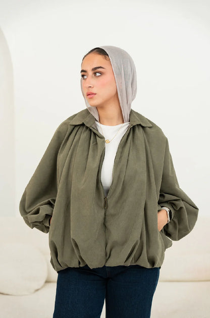 Fleuri Zipper Jacket - Jessy Fahmy
