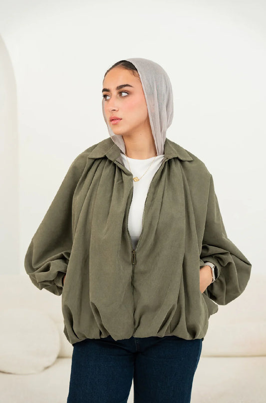 Fleuri Zipper Jacket - Jessy Fahmy