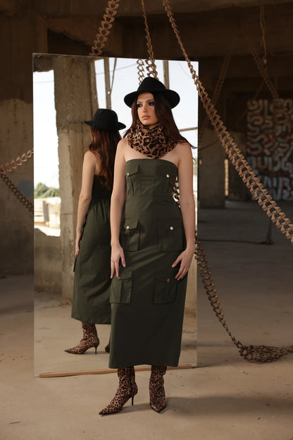 Verde Dress - Jessy fahmy