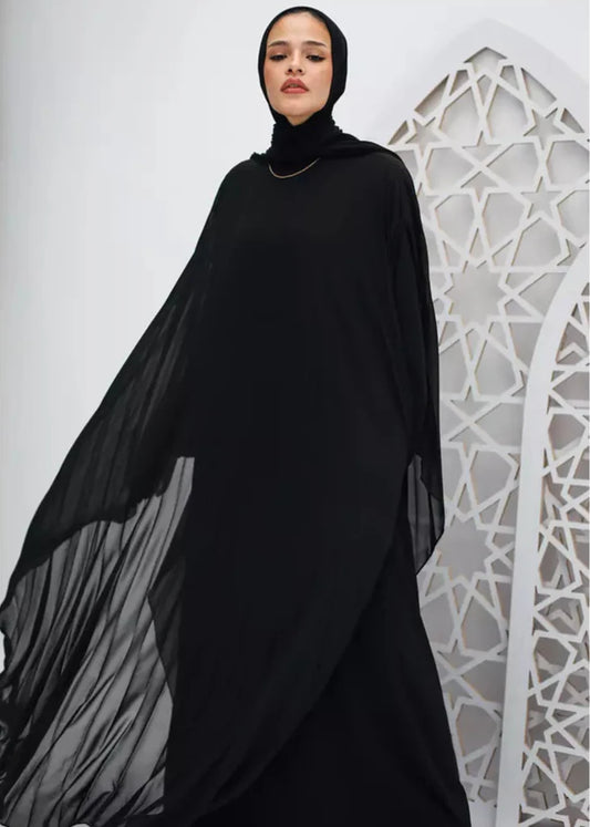 Full pleated cape - Modesty Abaya