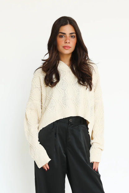 KNIT SWEATER - Sara salama