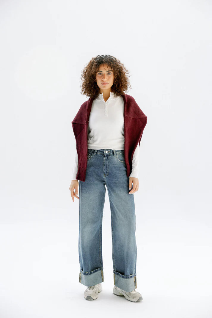 Folded Denim pants - OBI