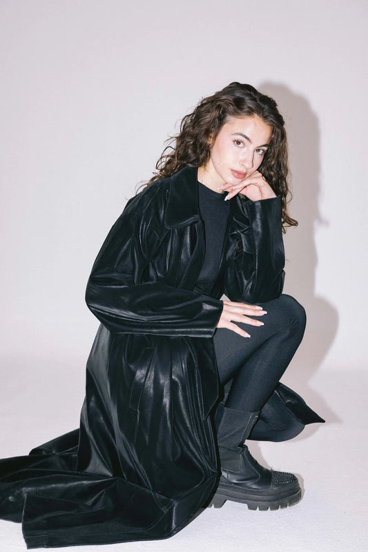 Rock it leather trench - Amalia