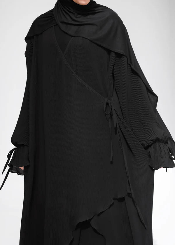The layered Due abaya - Modesty abaya