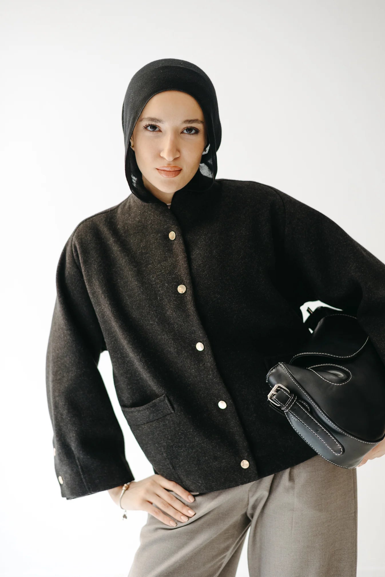 Odette jacket - Peach and mint