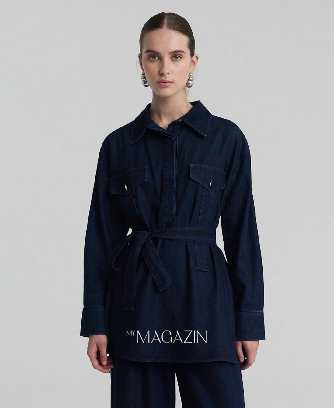 Denim blouse set - Magazin