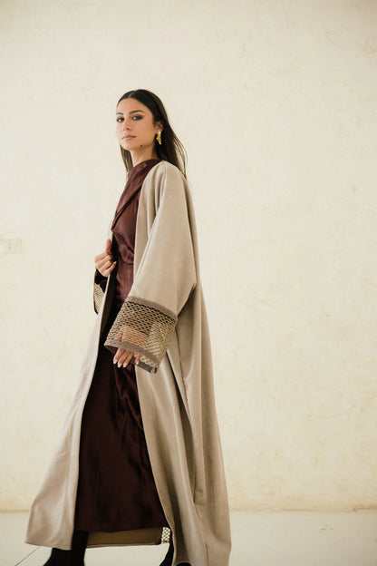 Suede Mesh Kaftan - Taj