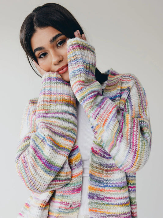 cotton cardigann candy - ASCIA