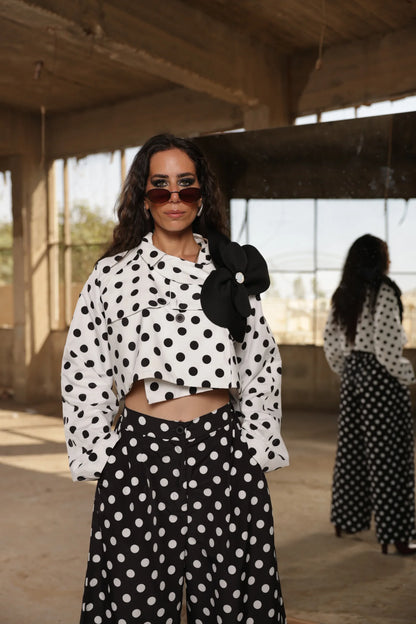 The Domino Cropped Blazer - Jessy fahmy