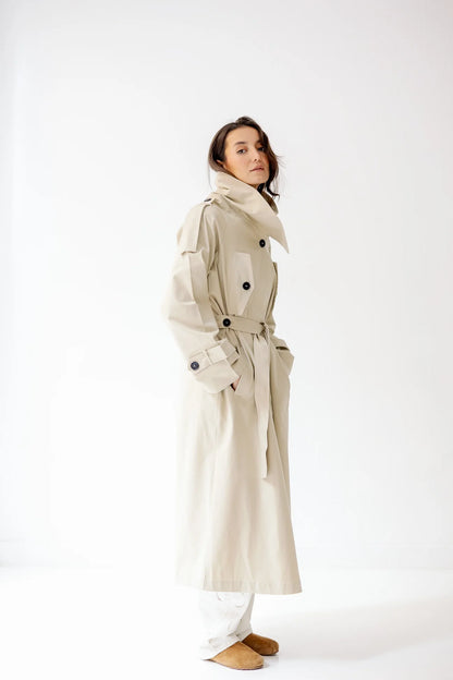 Gabardine Trench Coat - NOTCH