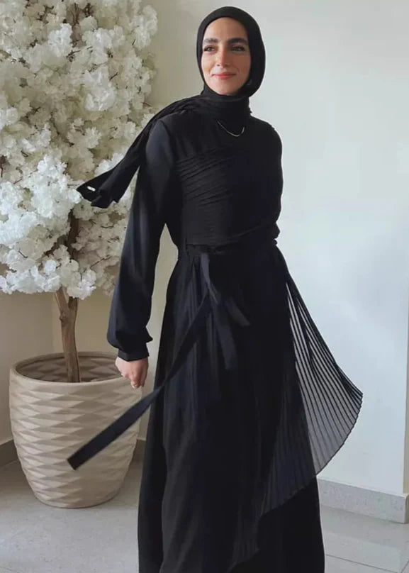 Roman pleated abaya - Modesty abaya