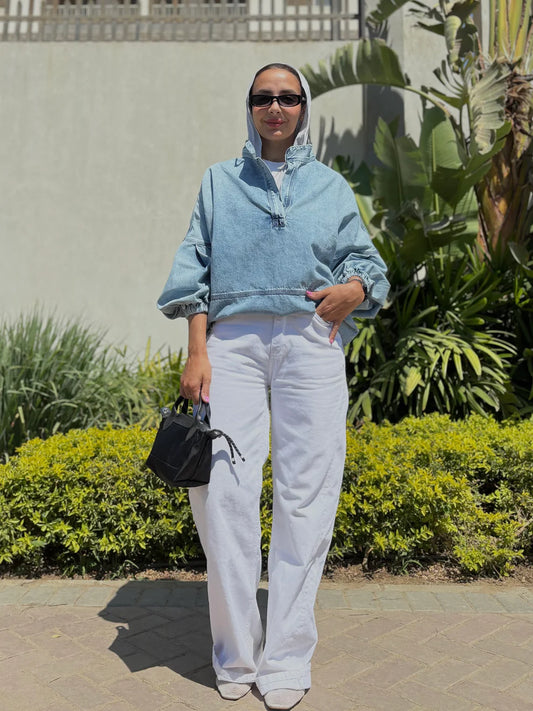 Didi denim blouse - dellaz