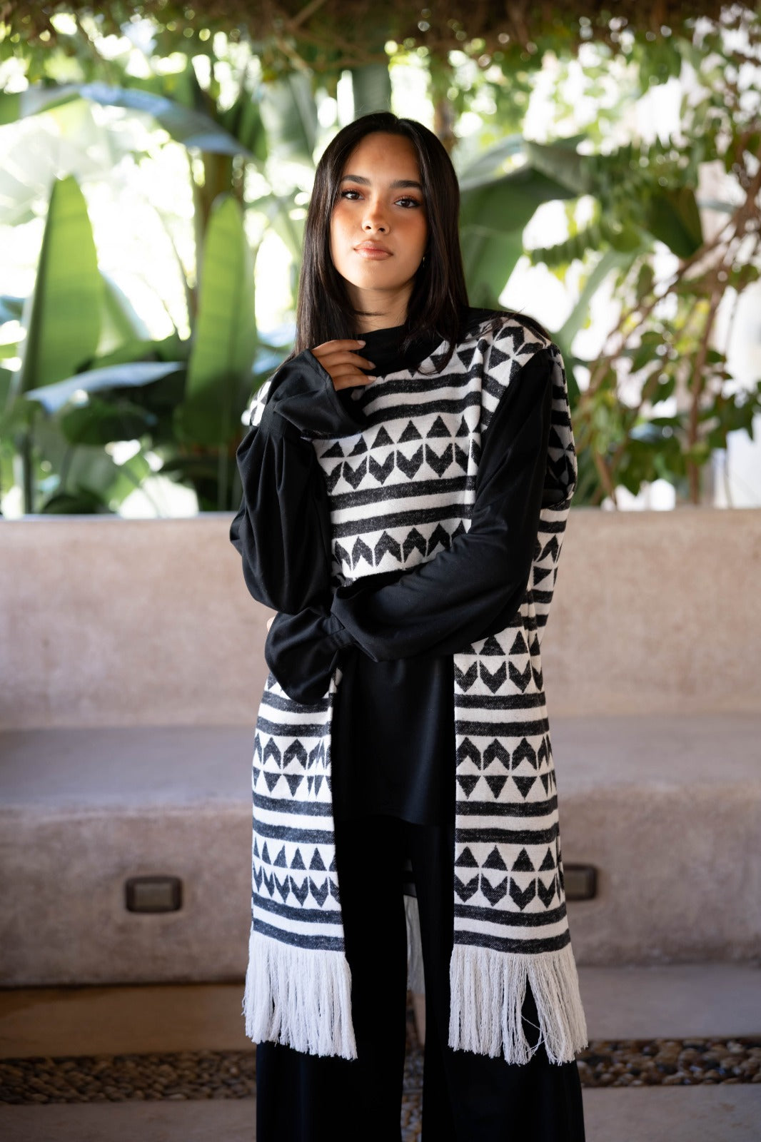 Set of 2 long punsho + long dress - Creations