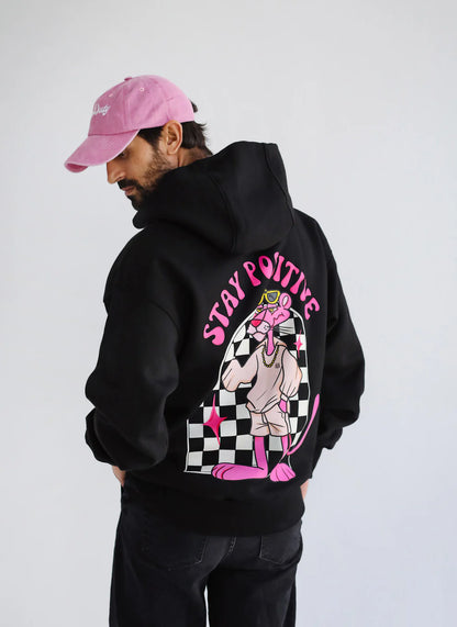 stay postive hoodie adults - Tamaa