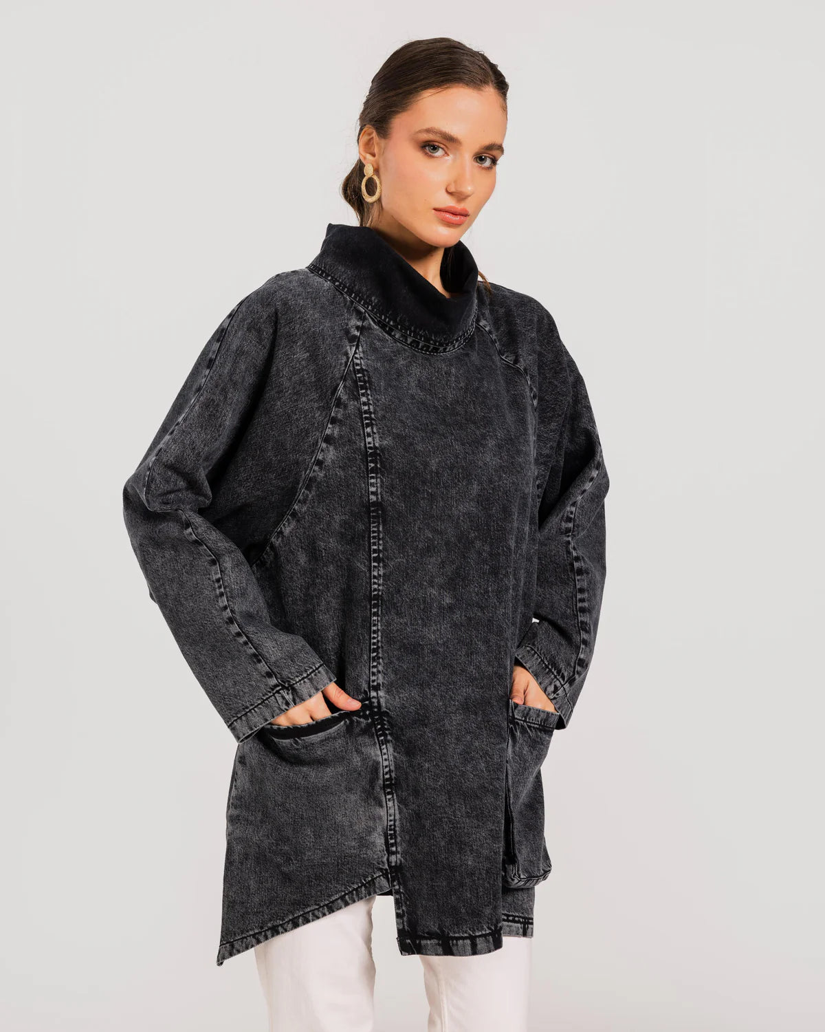 Denim Sweatshirt - Theyab