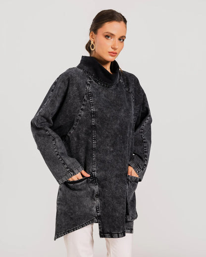 Denim Sweatshirt - Theyab