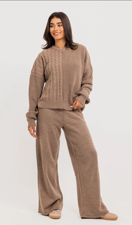 Braided Knit Set - Theyab