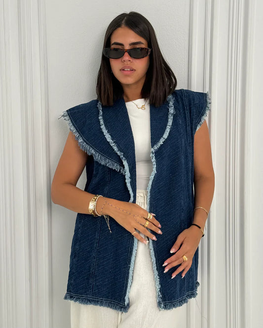 Jeans Vest - Chiffon