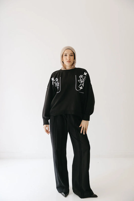 Noir blossom set - Peach and mint